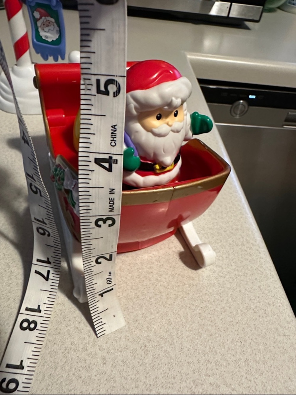 Vintage Fisher Price Little People Santa’s Sleigh set - INCOMPLETE no music - Picture 13 of 16
